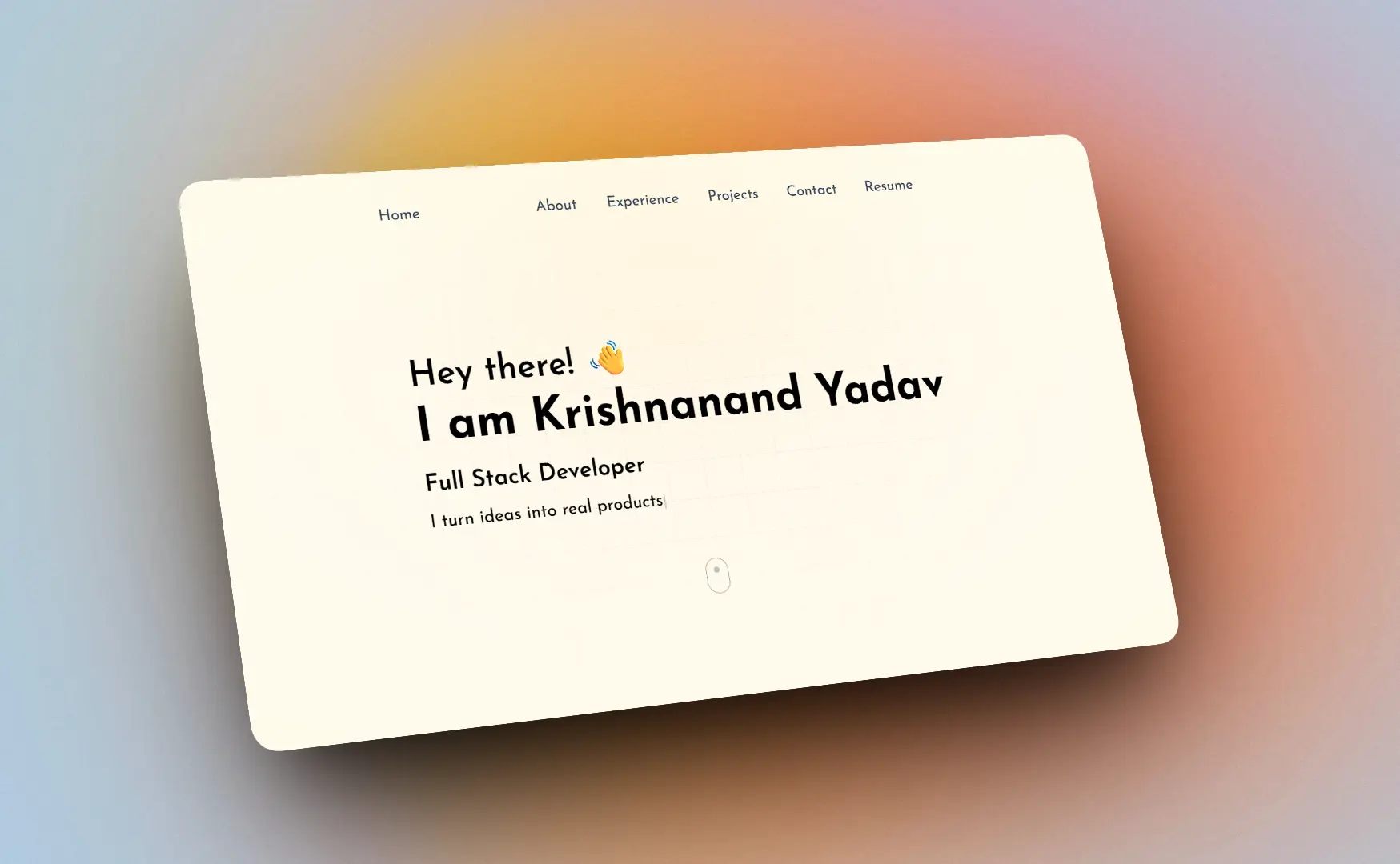Portfolio Website